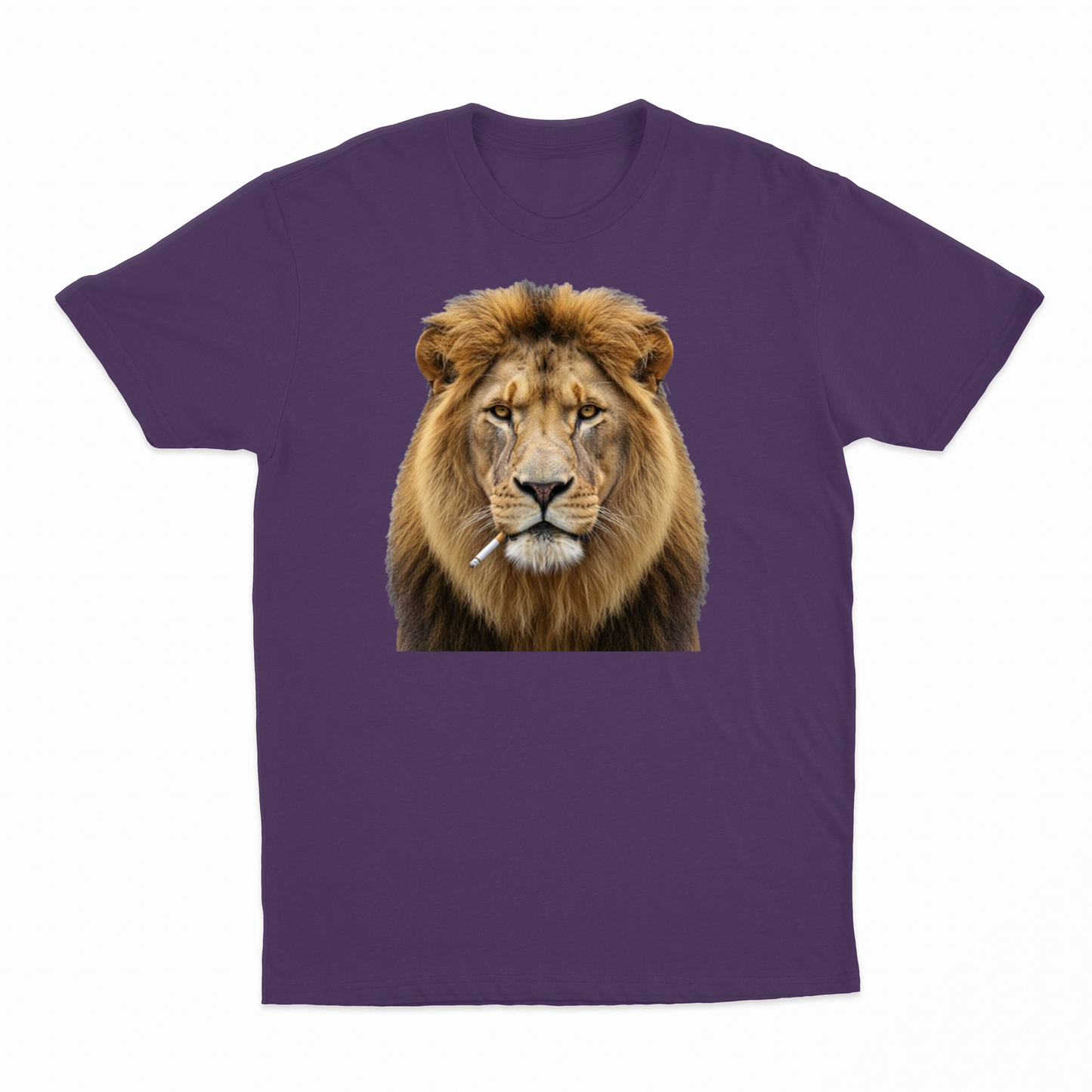 Lion Smoking Cigarette T-Shirt