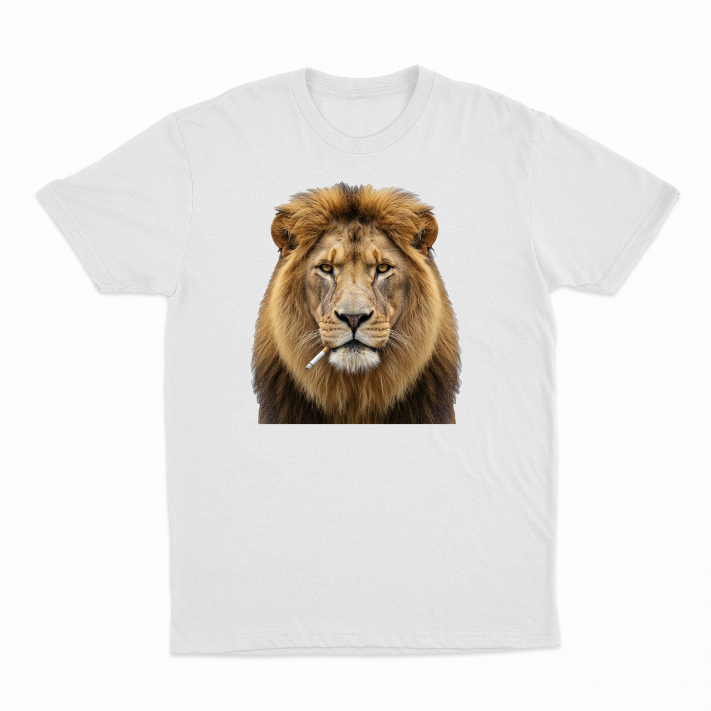 Lion Smoking Cigarette T-Shirt