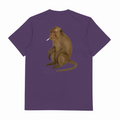 Monkey Smoking Cigarette T-Shirt (Backprint)