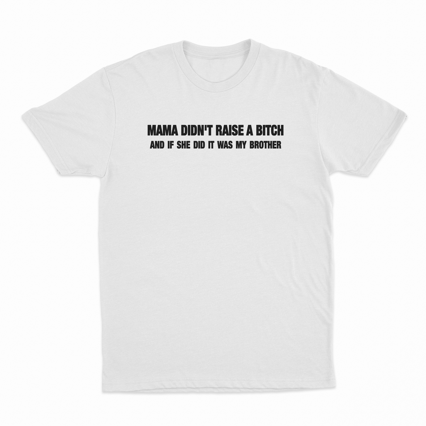 Mama Didn't Raise A Bitch And If She Did It Was My Brother T-Shirt