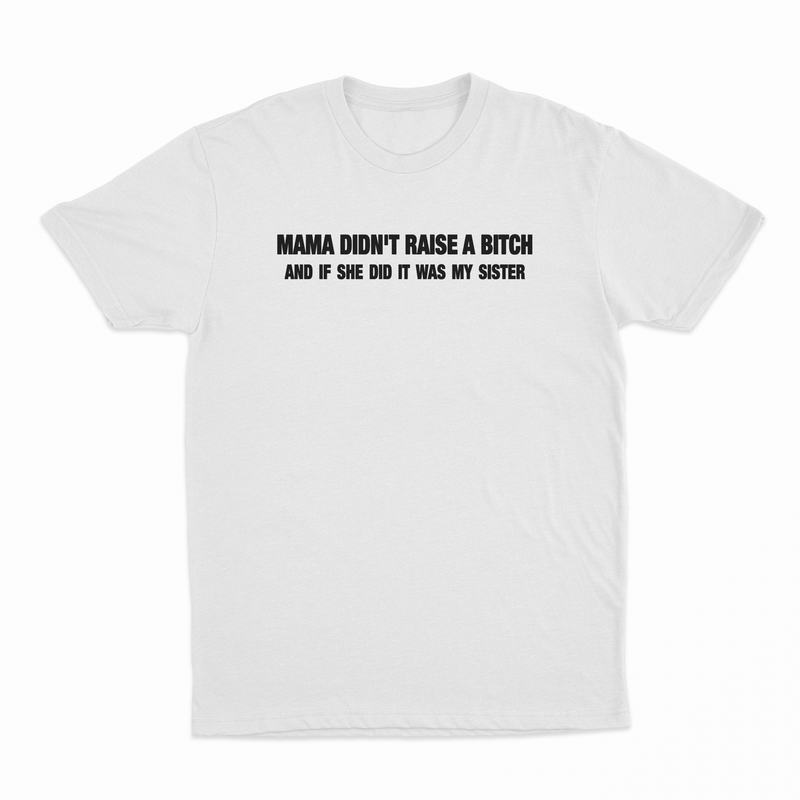 Mama Didn't Raise A Bitch And If She Did It Was My Sister T-Shirt