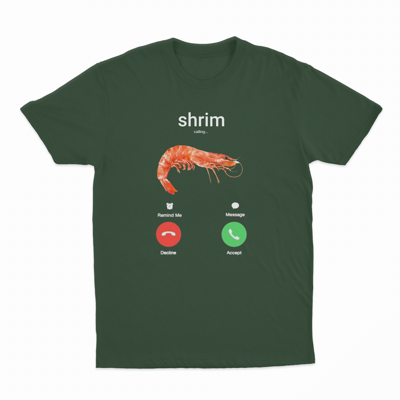 Shrim Phone Call T-Shirt