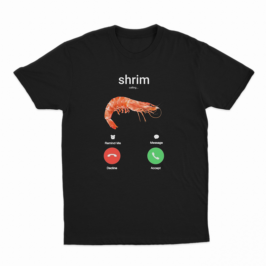 Shrim Phone Call T-Shirt