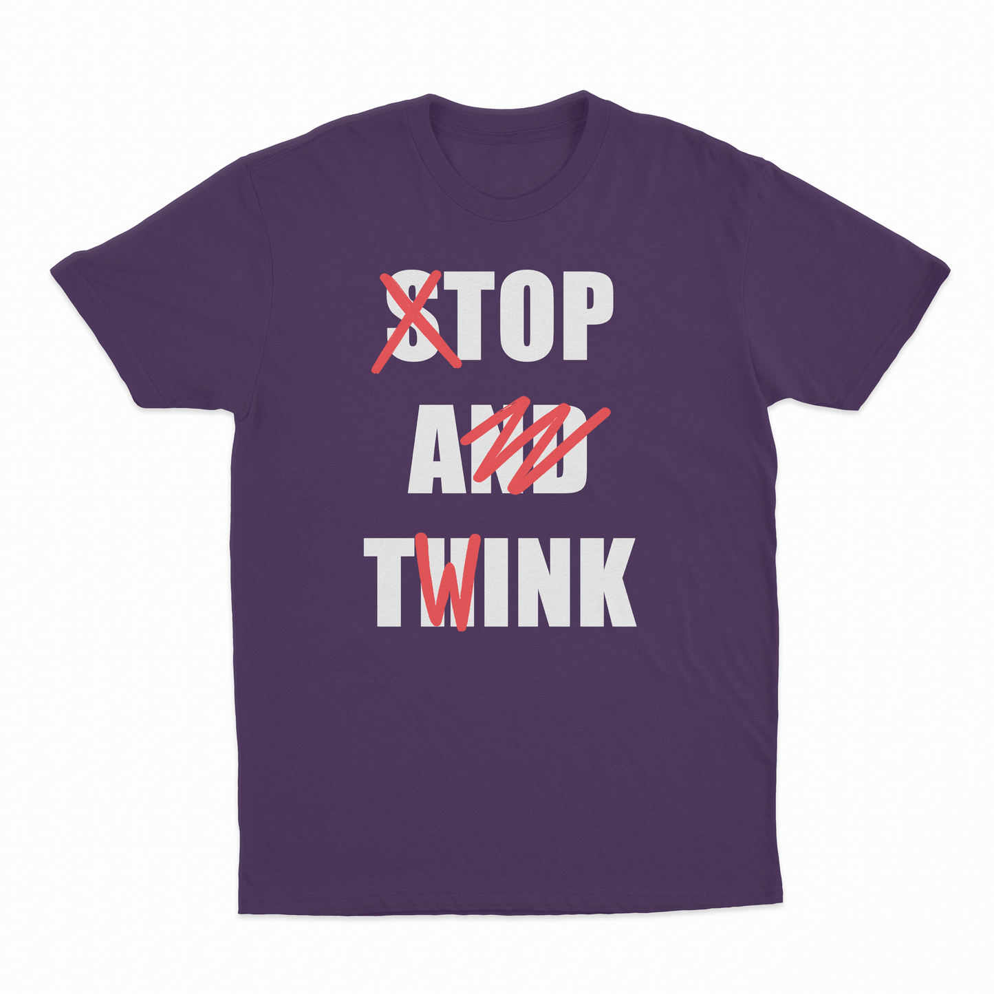 Stop And Think (Top A Twink) T-Shirt