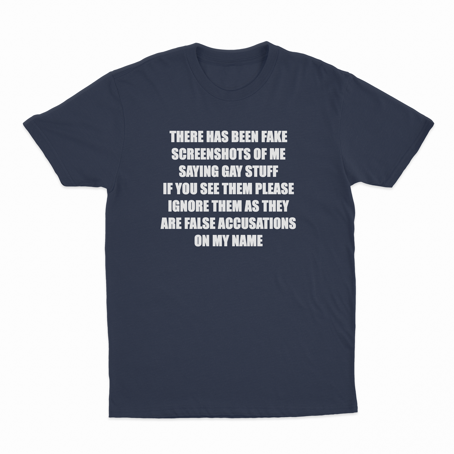 There Has Been Fake Screenshots Of Me Saying Gay Stuff T-Shirt