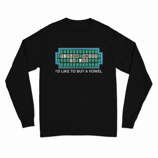 I'd Like To Buy A Vowel Long Sleeve T-Shirt
