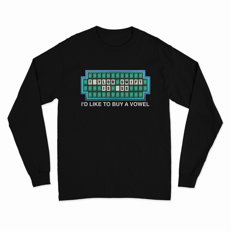 I'd Like To Buy A Vowel Long Sleeve T-Shirt