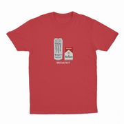 White Monster Marlboro Red Cigarette Breakfast T-Shirt