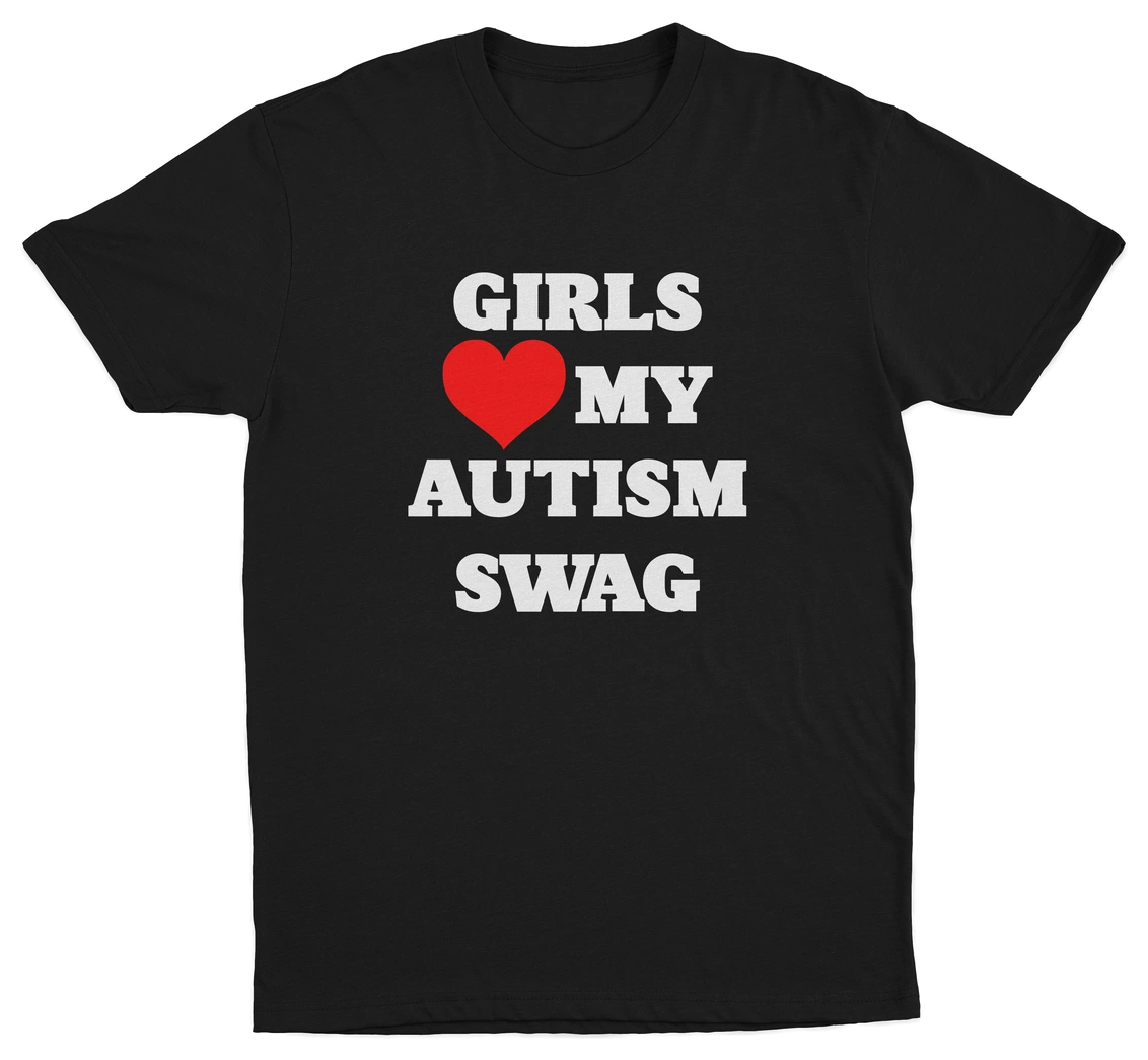 Girls Heart My Autism Swag T-Shirt