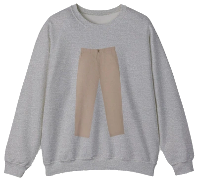 Khakis On A Crewneck