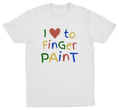 I Heart To Finger Paint T-Shirt