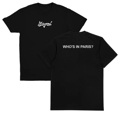 Who's In Paris T-Shirt (Backprint)