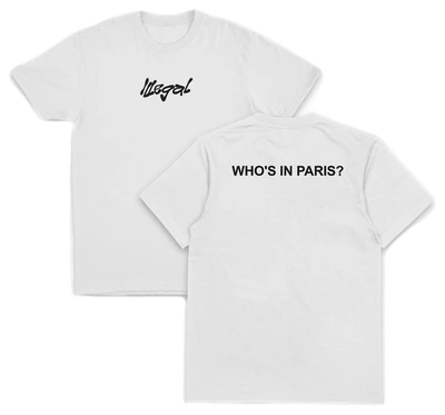 Who's In Paris T-Shirt (Backprint)
