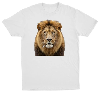 Lion Smoking Cigarette T-Shirt