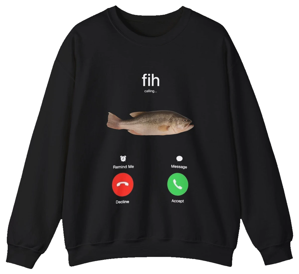 Fih Phone Call Crewneck
