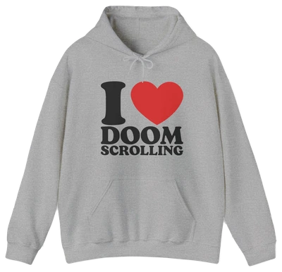 I Heart Doom Scrolling Hoodie