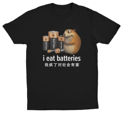 I Eat Batteries T-Shirt
