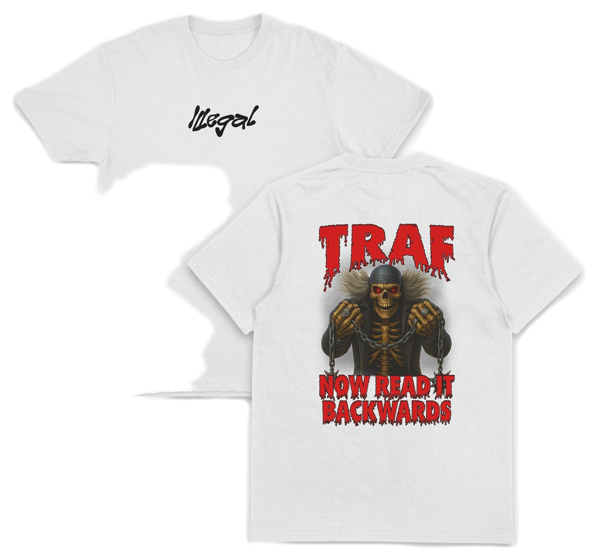 TRAF T-Shirt (Backprint)
