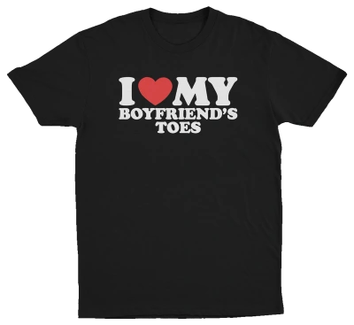 I Heart My Boyfriend's Toes T-Shirt