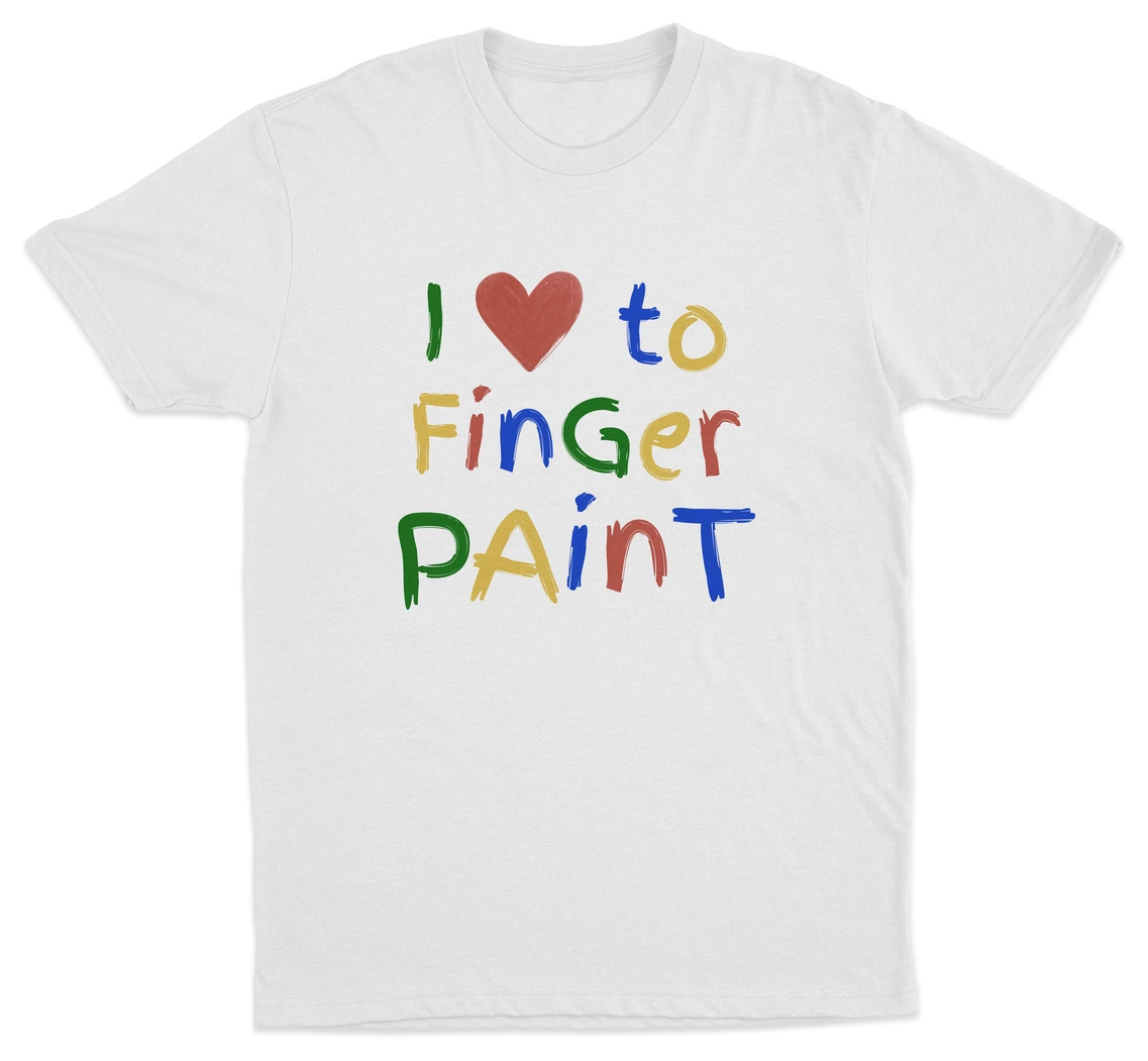 I Heart To Finger Paint T-Shirt