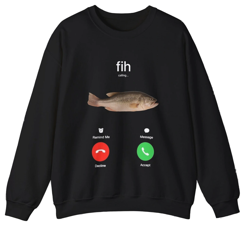 Fih Phone Call Crewneck