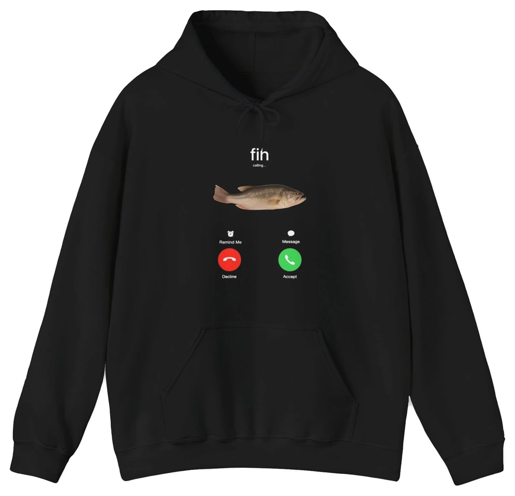 Fih Phone Call Hoodie