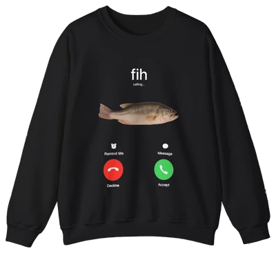 Fih Phone Call Crewneck
