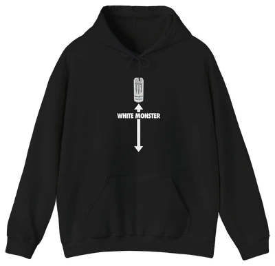 White Monster Hoodie