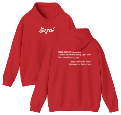 Dear Person Behind Me Horny Hoodie