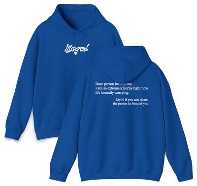 Dear Person Behind Me Horny Hoodie