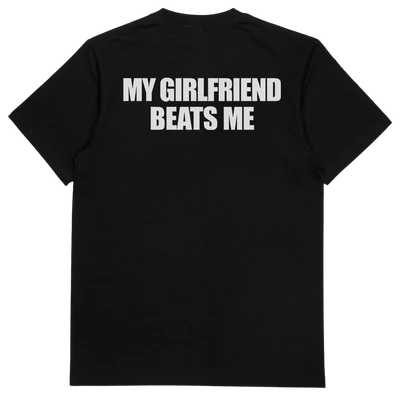 My Girlfriend Beats Me T-Shirt (Backprint)