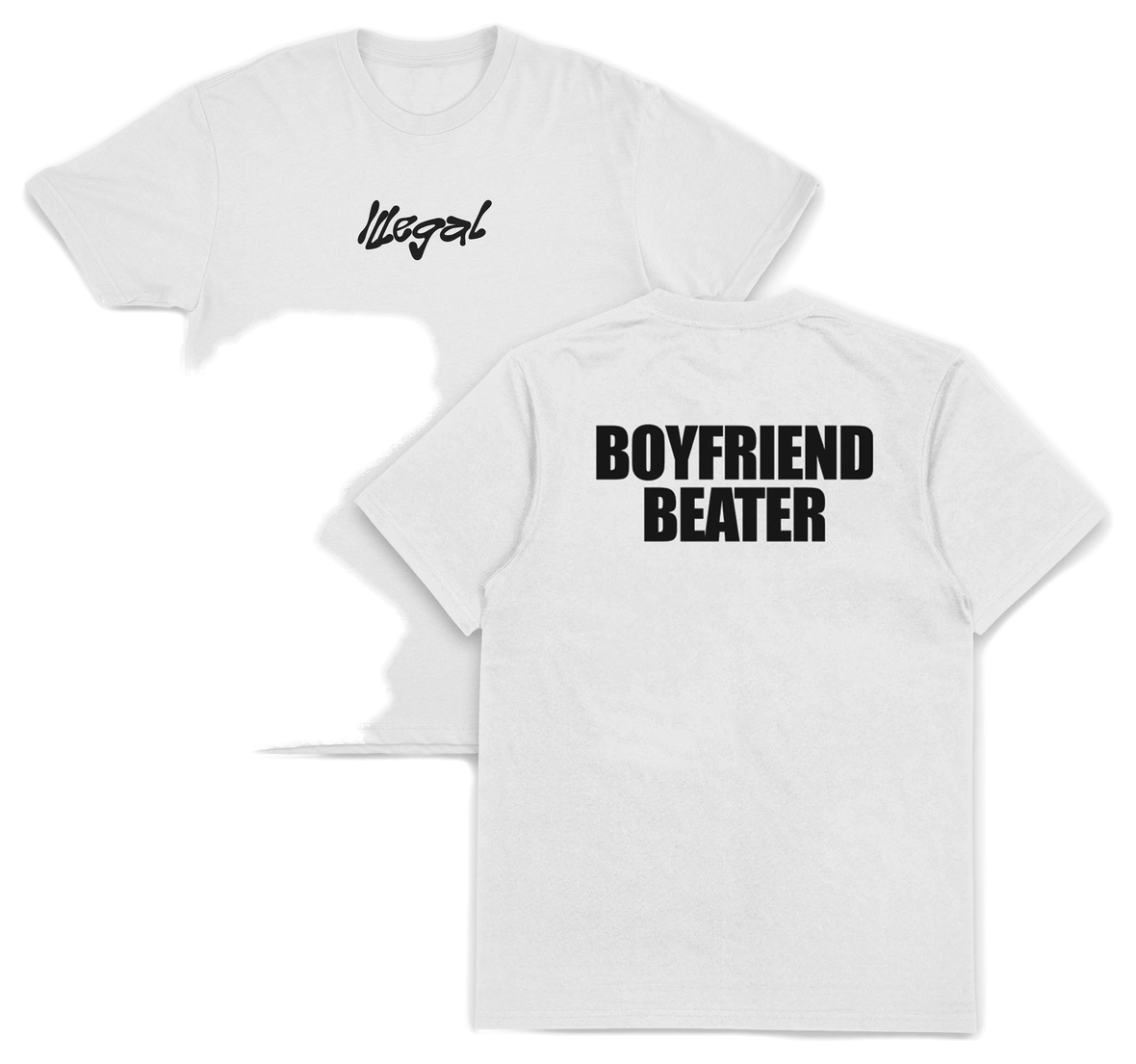 Boyfriend Beater T-Shirt (Backprint)