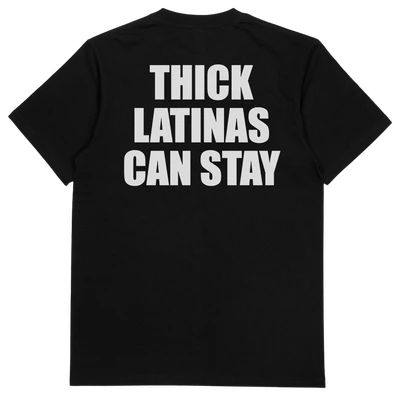 Thick Latinas Can Stay T-Shirt (Backprint)