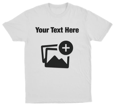 Custom Text & Photo T-Shirt