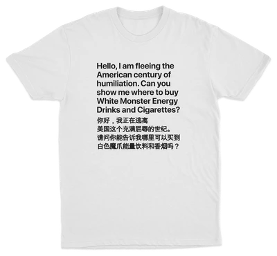 Hello, I Am Fleeing The American Century Of Humiliation T-Shirt