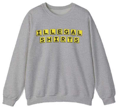 Illegal Shirts Waffle House Logo Crewneck