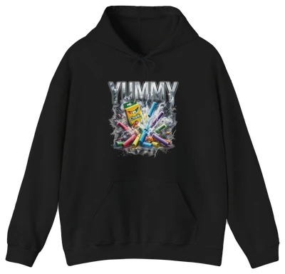 Yummy Chalk Vintage Rap Hoodie