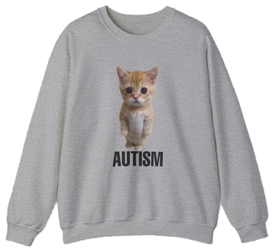 Autism Cat Crewneck
