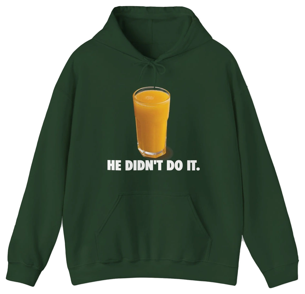 He Didn't Do It Hoodie