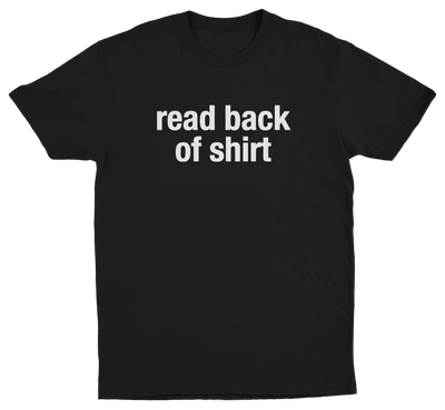 Read Back Of Shirt (Good Boy) T-Shirt