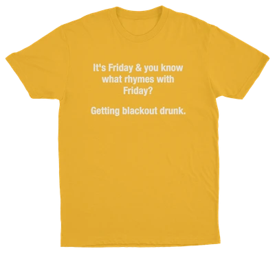 Friday Blackout T-Shirt