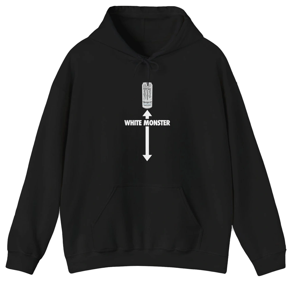 White Monster Hoodie