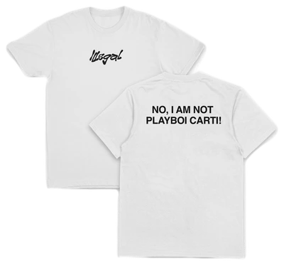 No I Am Not Playboi Carti T-Shirt (Backprint)