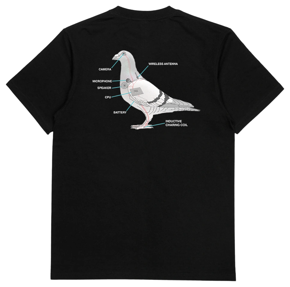 Bird Diagram T-Shirt (Backprint)