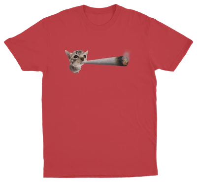 Cat Smoking Joint T-Shirt