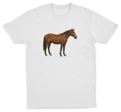 Horse Smoking Cigarette T-Shirt