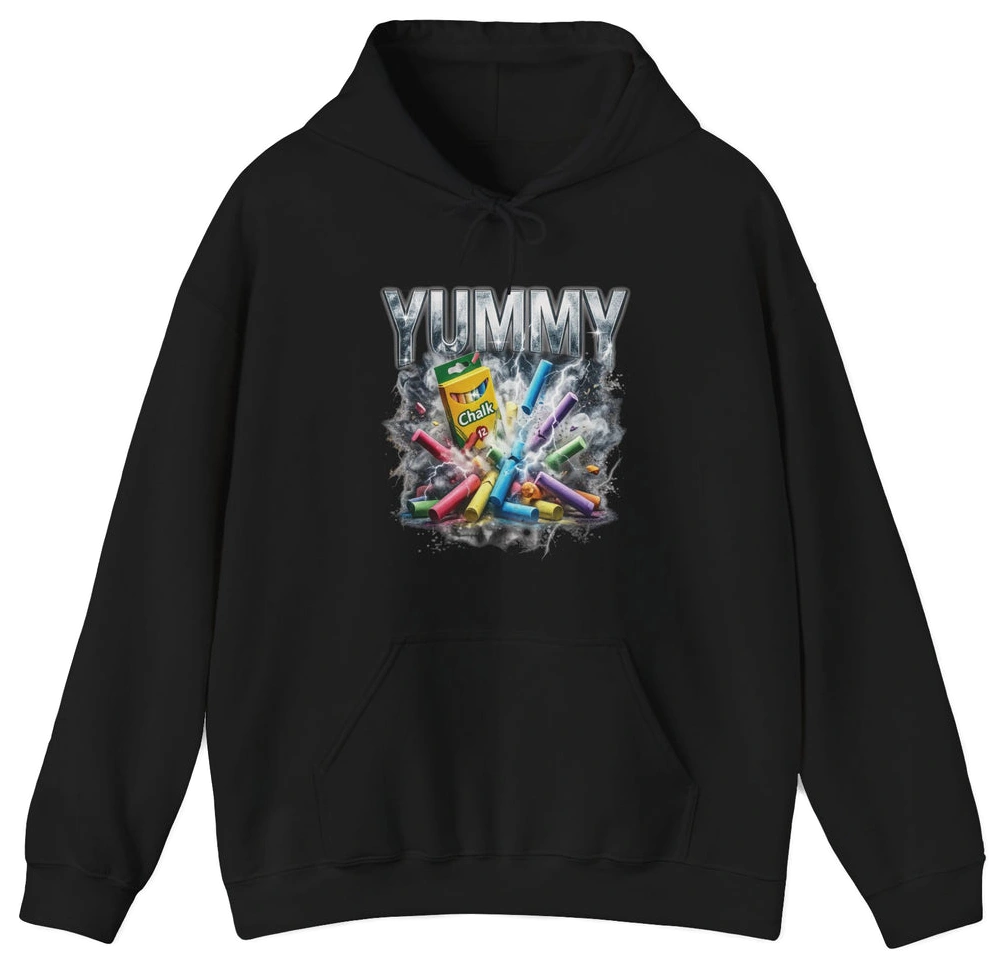 Yummy Chalk Vintage Rap Hoodie