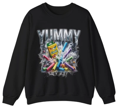 Yummy Chalk Vintage Rap Crewneck