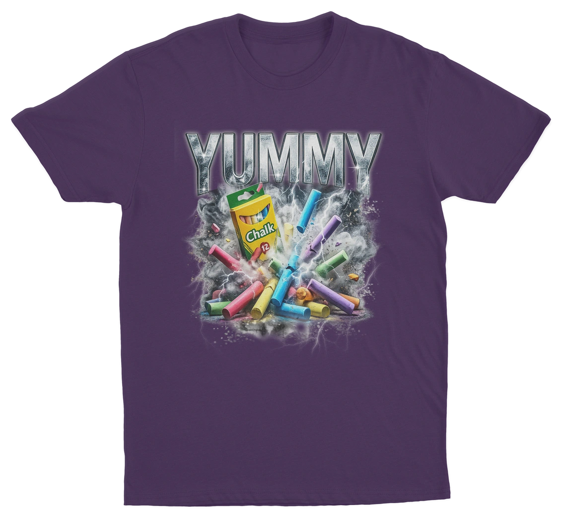 Yummy Chalk Vintage Rap T-Shirt