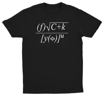 Fuck You Math Equation T-Shirt